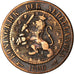 Coin, Netherlands, William III, 2-1/2 Cent, 1880, VF(20-25), Bronze, KM:108.1