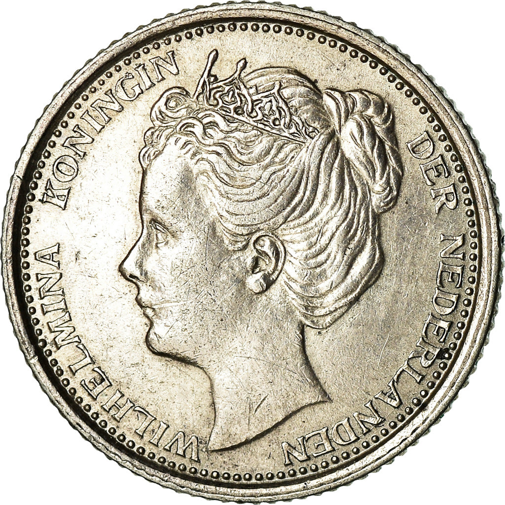 Münze, Niederlande, Wilhelmina I, 10 Cents, 1905, VZ, Silber, KM:136