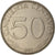 Moneta, Bolivia, 50 Centavos, 1965, EF(40-45), Nikiel powlekany stalą, KM:190