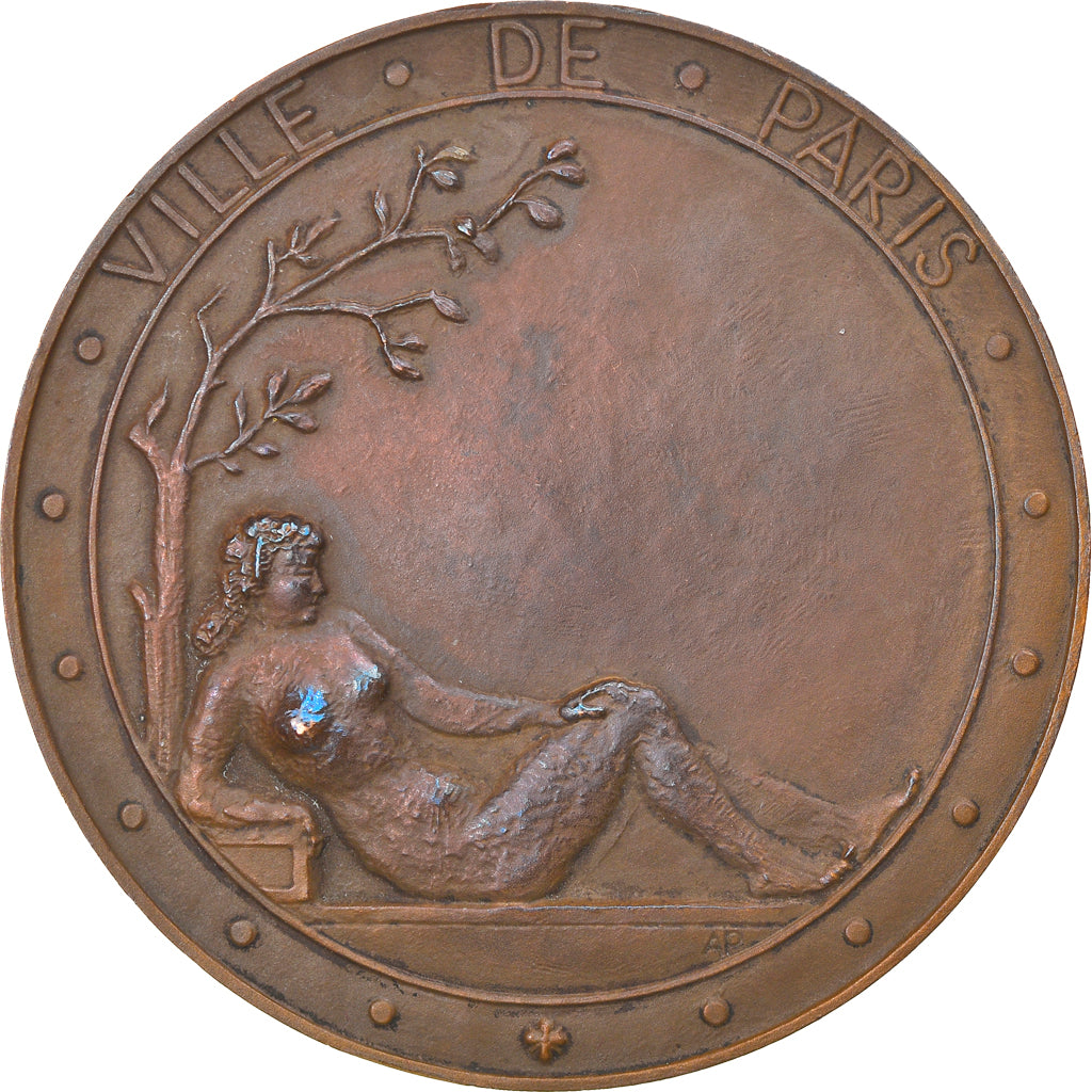 Francia, medalla, Ville de Paris, Fluctuat nec Mergitur, Politics, Society, War