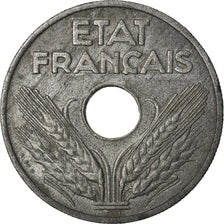 Coin, France, État français, 20 Centimes, 1942, Paris, AU(55-58), Zinc