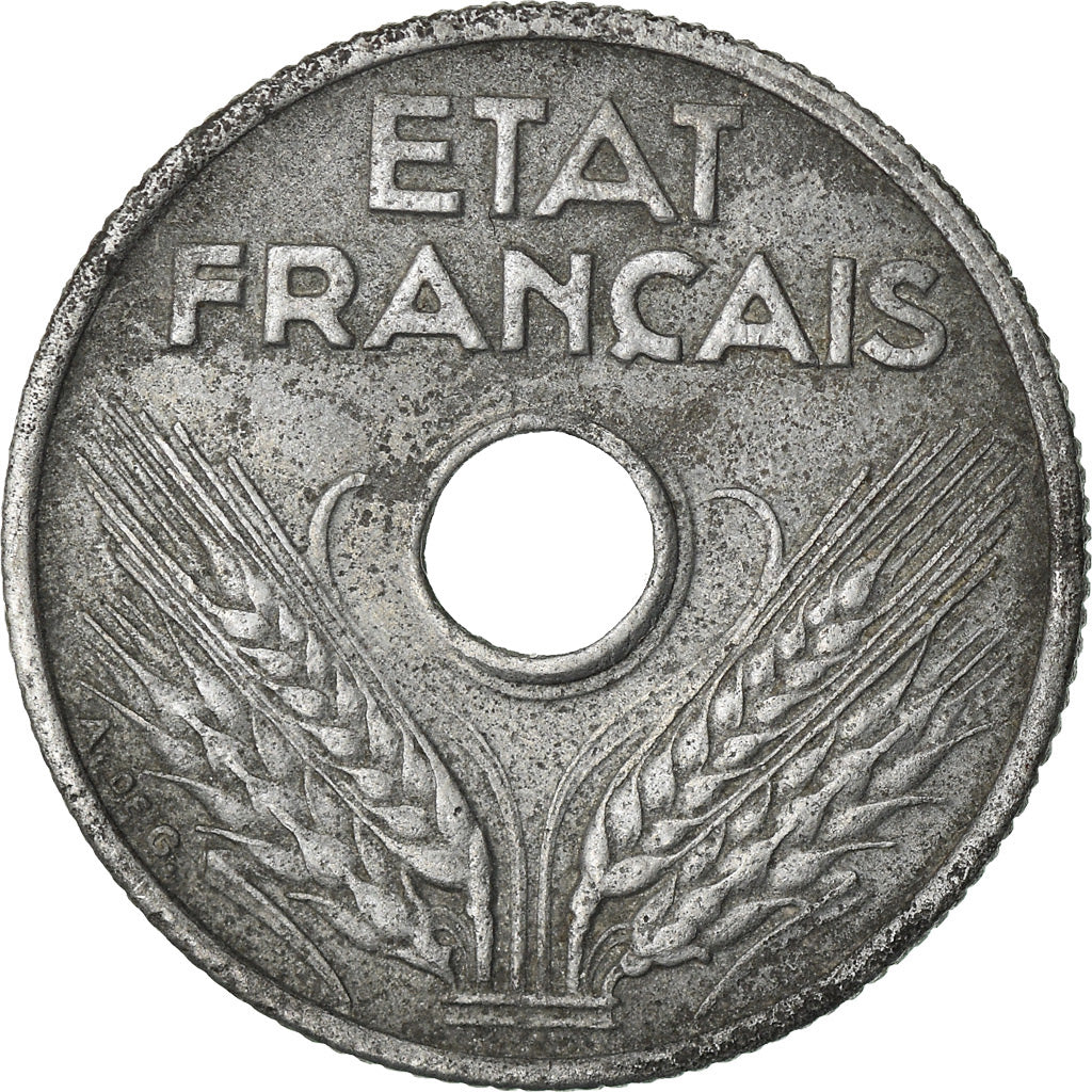 Coin, France, État français, 10 Centimes, 1944, Paris, VF(20-25), Zinc