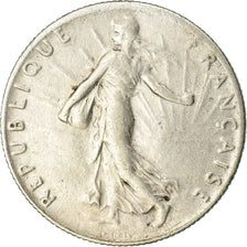 Coin, France, Semeuse, 50 Centimes, 1919, Paris, EF(40-45), Silver, KM:854