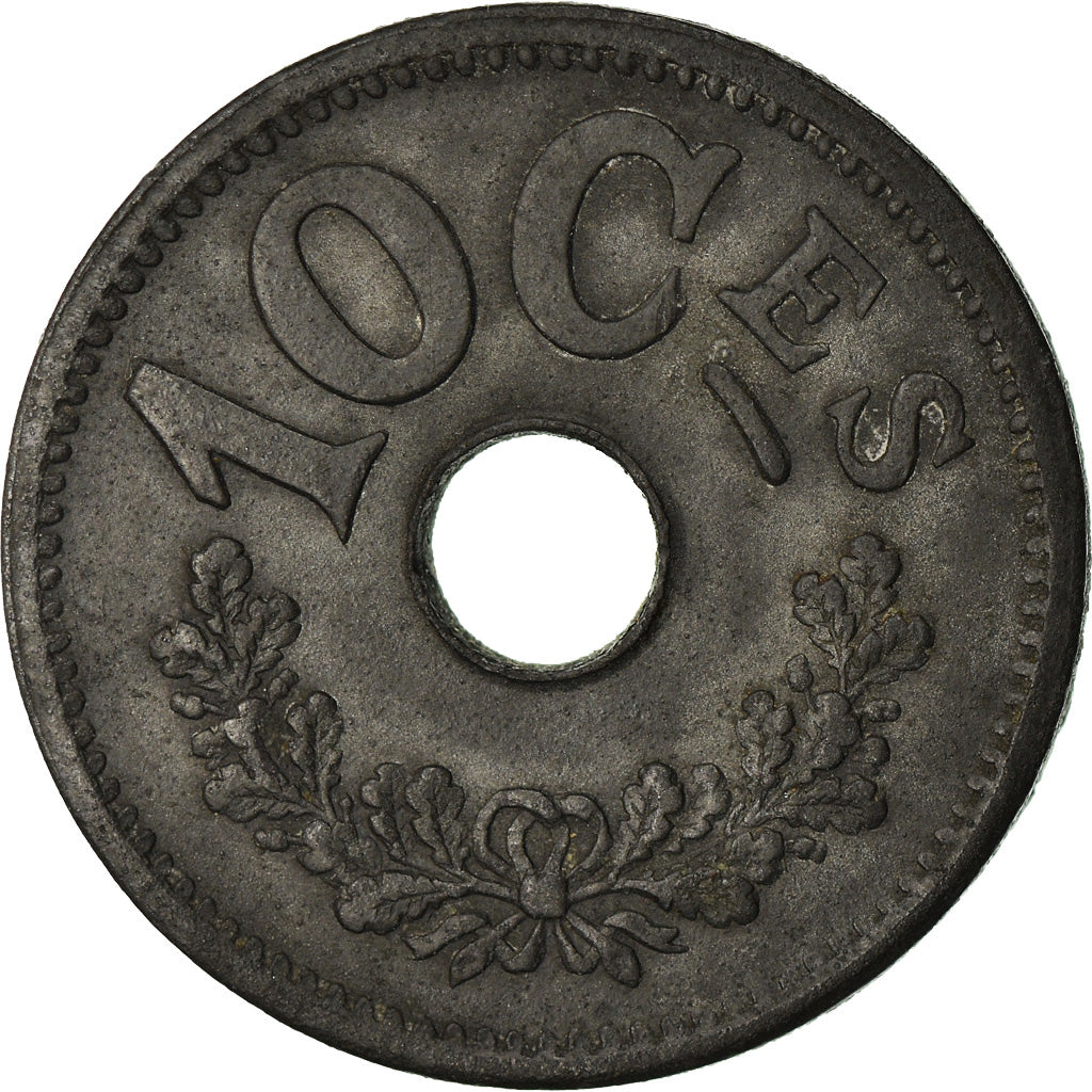 Coin, Luxembourg, Marie Adelaide, 10 Centimes, 1915, VF(20-25), Zinc, KM:28