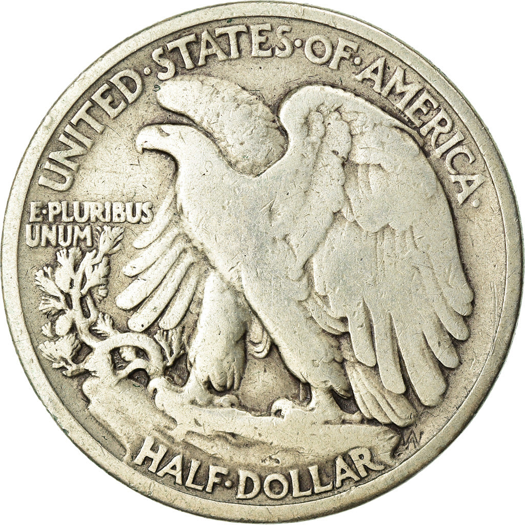 Coin, United States, Walking Liberty Half Dollar, Half Dollar, 1934, U.S. Mint