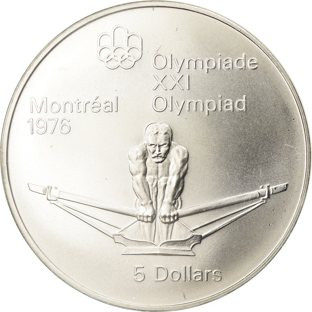 Coin, Canada, Elizabeth II, 5 Dollars, 1974, Royal Canadian Mint, Ottawa, FDC