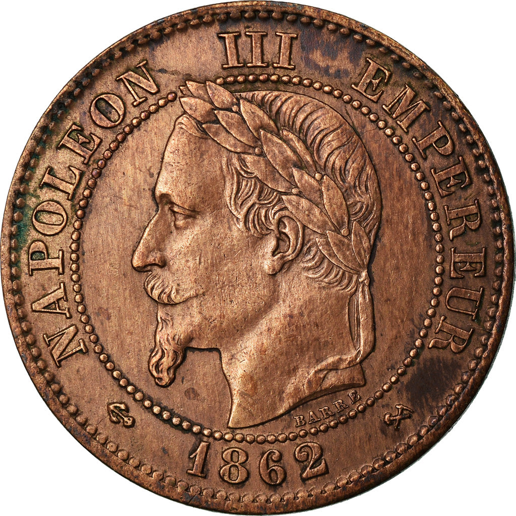 Coin, France, Napoleon III, Napoléon III, 2 Centimes, 1862, Bordeaux
