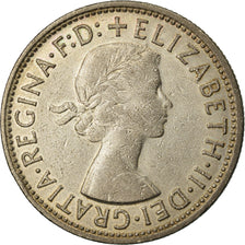 Coin, Australia, Elizabeth II, Florin, 1960, Melbourne, EF(40-45), Silver, KM:60