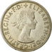 Coin, Australia, Elizabeth II, Florin, 1954, Melbourne, EF(40-45), Silver, KM:55