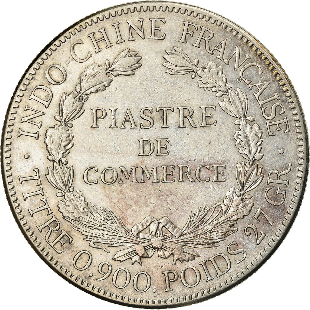 Monnaie, FRENCH INDO-CHINA, Piastre, 1921, San Francisco, TTB, Argent, KM:5a.2