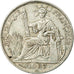Moneda, INDOCHINA FRANCESA, 20 Cents, 1937, Paris, MBC, Plata, KM:17.2