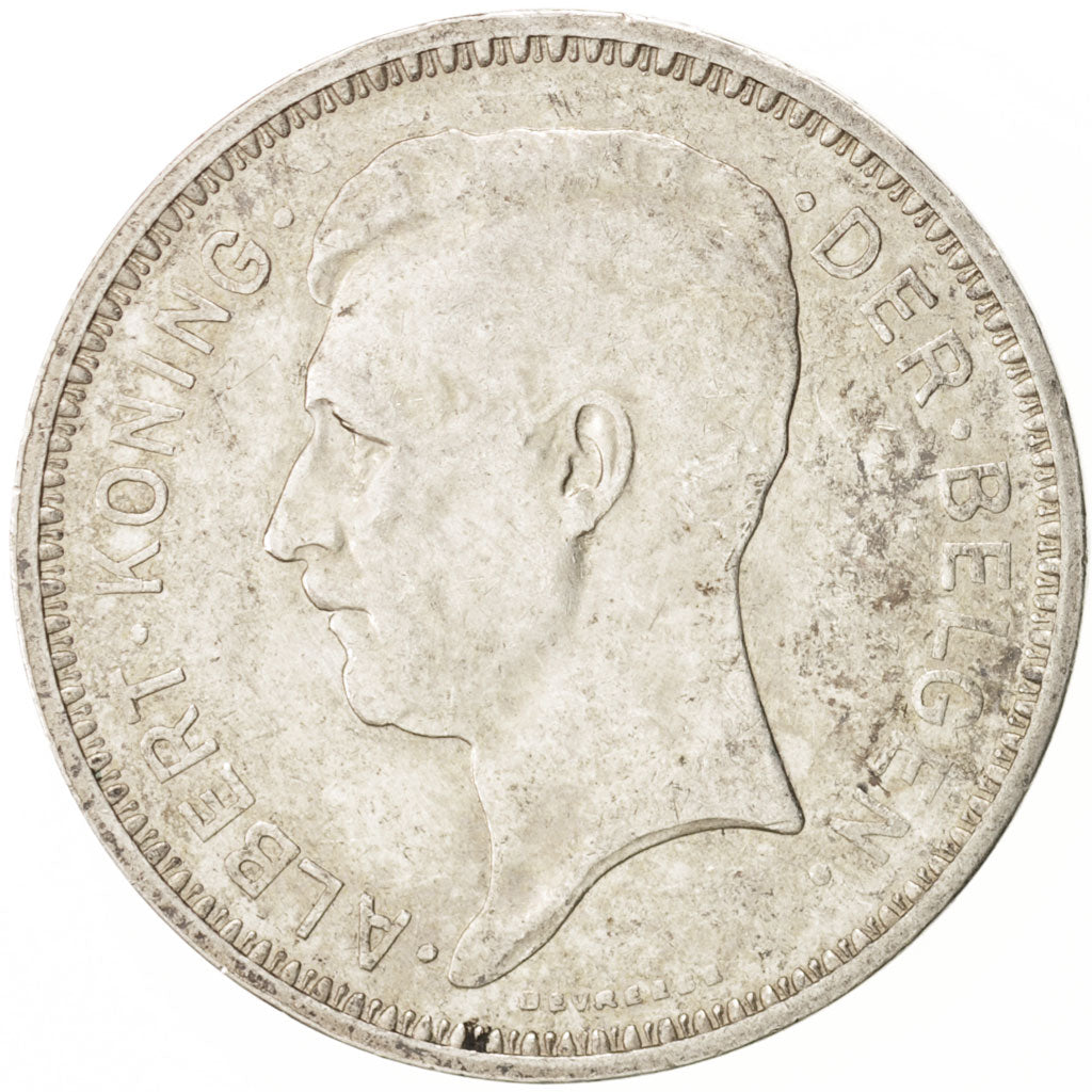 Belgium, 20 Francs, 20 Frank, 1934, , EF(40-45), Silver, KM:104.1