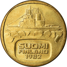 Coin, Finland, 5 Markkaa, 1982, EF(40-45), Aluminum-Bronze, KM:57