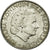 Coin, Netherlands, Juliana, Gulden, 1955, AU(55-58), Silver, KM:184