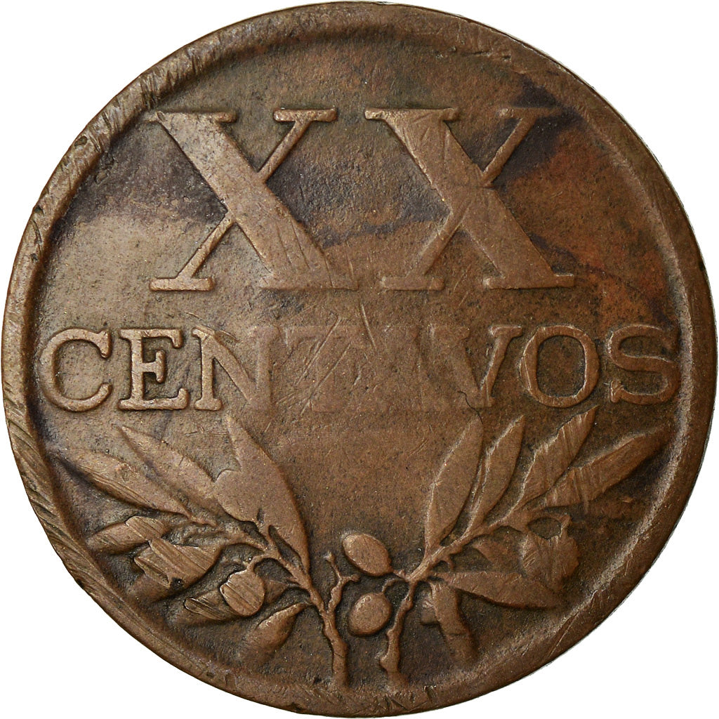 Münze, Portugal, 20 Centavos, 1949, S+, Bronze, KM:584
