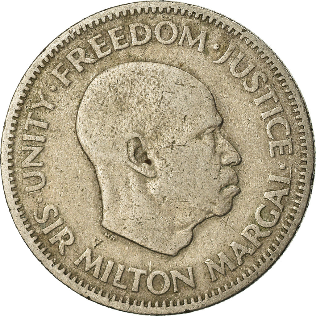 Coin, Sierra Leone, 10 Cents, 1964, British Royal Mint, VF(30-35)