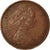 Moeda, Fiji, Elizabeth II, Cent, 1969, VF(30-35), Bronze, KM:27