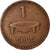Moneda, Fiji, Elizabeth II, Cent, 1969, BC+, Bronce, KM:27