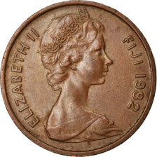 Coin, Fiji, Elizabeth II, Cent, 1982, AU(50-53), Bronze, KM:39