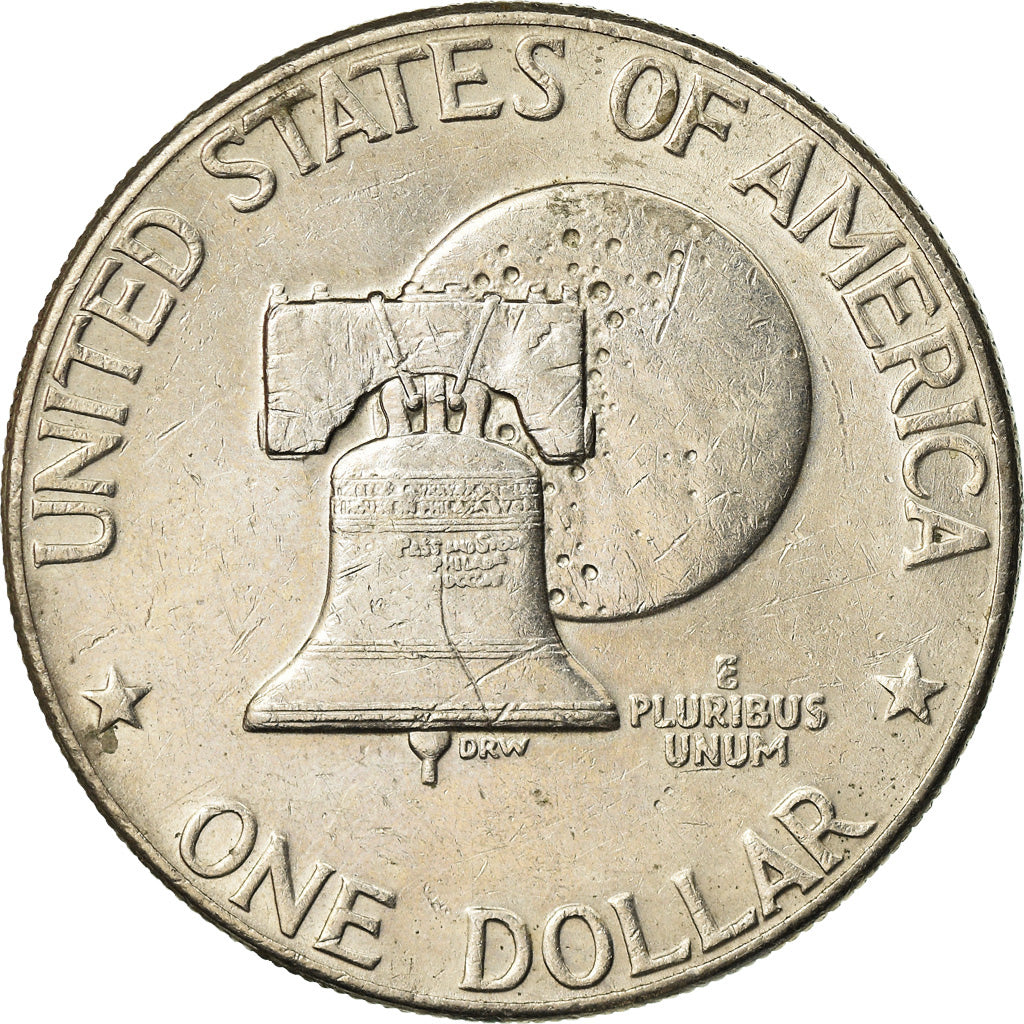 Coin, United States, Eisenhower Dollar, Dollar, 1976, U.S. Mint, Denver