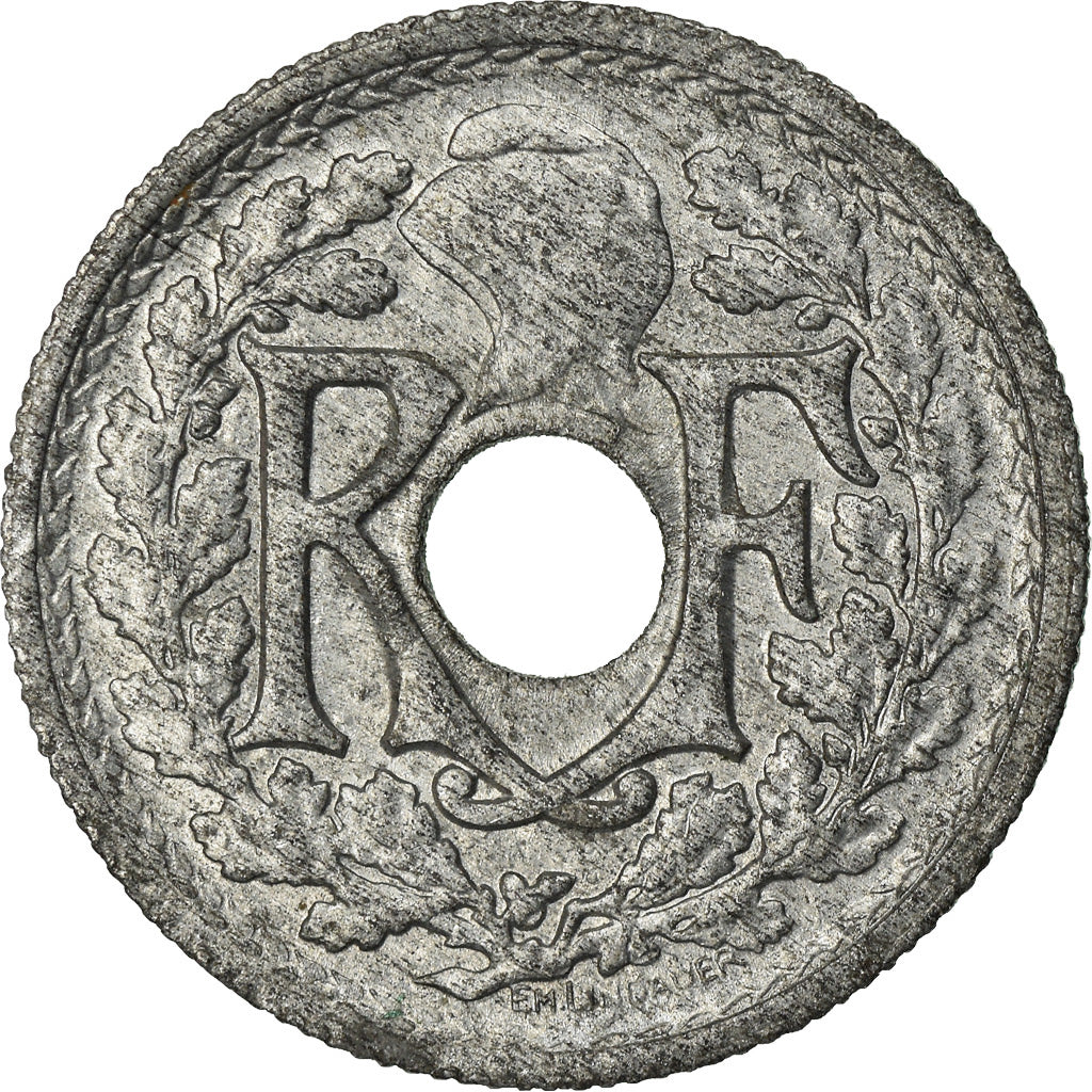Coin, France, Lindauer, 10 Centimes, 1945, Beaumont - Le Roger, EF(40-45), Zinc