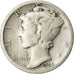 Moneta, Stati Uniti, Mercury Dime, Dime, 1924, U.S. Mint, Philadelphia, MB+