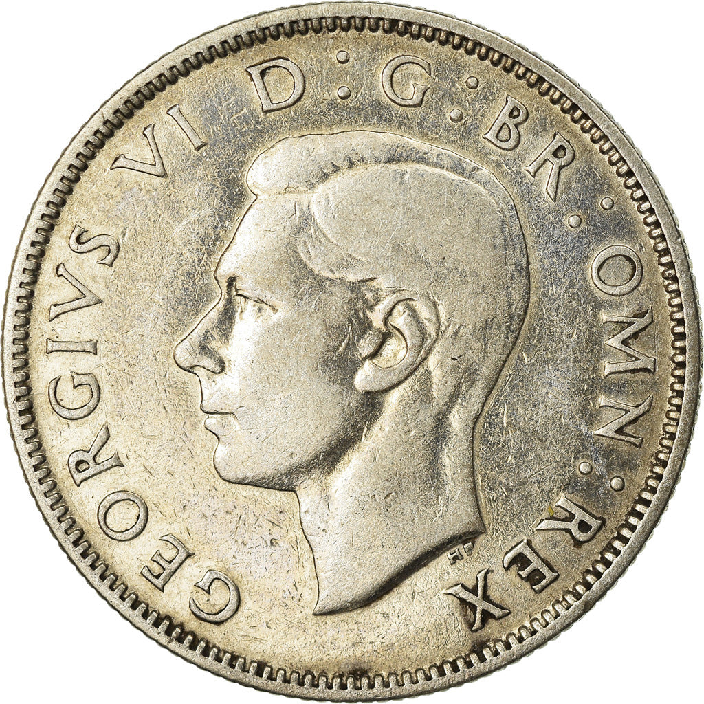 Coin, Great Britain, George VI, Florin, Two Shillings, 1937, EF(40-45), Silver