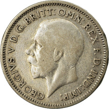 Coin, Great Britain, George V, 6 Pence, 1935, VF(30-35), Silver, KM:832