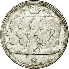 Münze, Belgien, 100 Francs, 100 Frank, 1950, SS+, Silber, KM:138.2