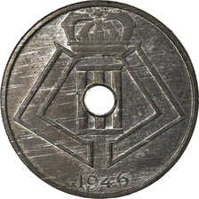 Coin, Belgium, 25 Centimes, 1946, AU(50-53), Zinc, KM:131