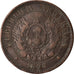 Coin, Argentina, 2 Centavos, 1893, VF(30-35), Bronze, KM:33
