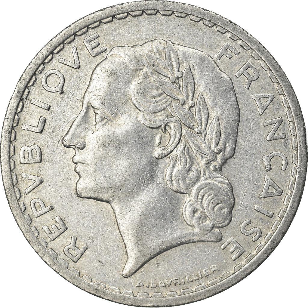 Coin, France, Lavrillier, 5 Francs, 1950, Beaumont - Le Roger, AU(50-53)