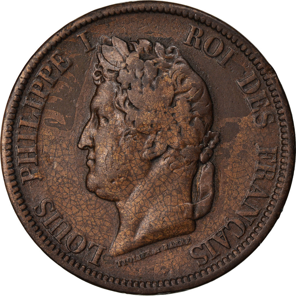 Coin, FRENCH COLONIES, Louis - Philippe, 10 Centimes, 1839, Paris, VF(30-35)