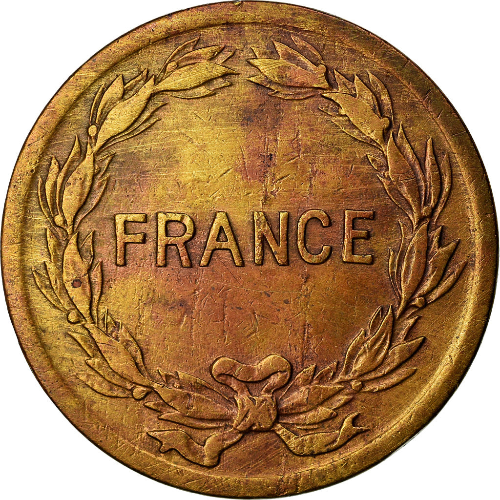 Moneda, Francia, France Libre, 2 Francs, 1944, Philadelphia, MBC, Latón