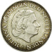 Coin, Netherlands, Juliana, 2-1/2 Gulden, 1961, AU(50-53), Silver, KM:185