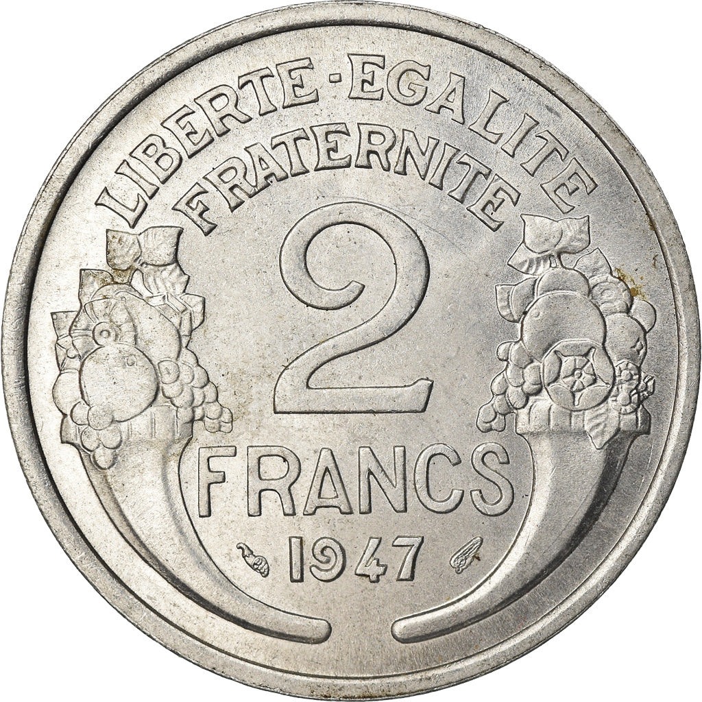 Monnaie, France, Morlon, 2 Francs, 1947, Paris, SUP, Aluminium, Gadoury:538b