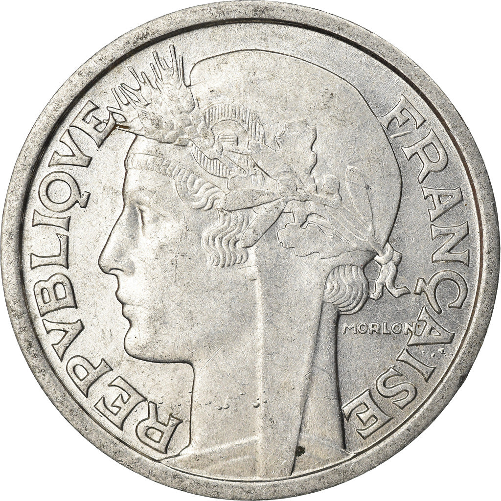 Monnaie, France, Morlon, 2 Francs, 1947, Paris, TTB+, Aluminium, Gadoury:538b