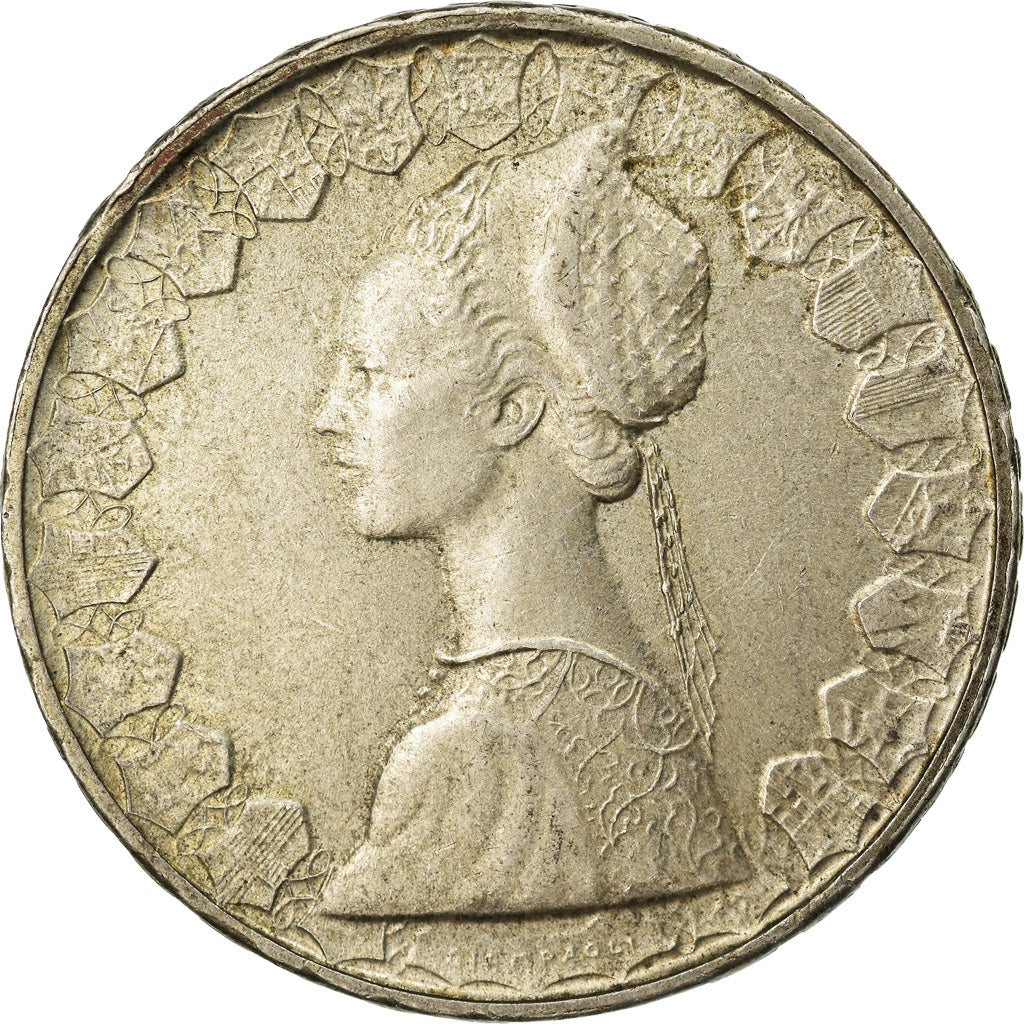 Coin, Italy, 500 Lire, 1965, Rome, VF(30-35), Silver, KM:98