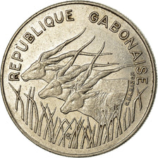 Coin, Gabon, 100 Francs, 1984, Paris, EF(40-45), Nickel, KM:13