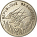 Coin, Gabon, 100 Francs, 1984, Paris, EF(40-45), Nickel, KM:13
