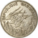 Coin, Gabon, 100 Francs, 1984, Paris, EF(40-45), Nickel, KM:13