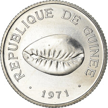 Moneda, Guinea, 50 Cauris, 1971, SC, Aluminio, KM:42