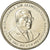 Münze, Mauritius, Elizabeth II, 1/2 Rupee, 1987, SS+, Nickel plated steel