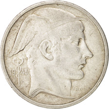 Belgium, 50 Francs, 50 Frank, 1948, , EF(40-45), Silver, KM:137