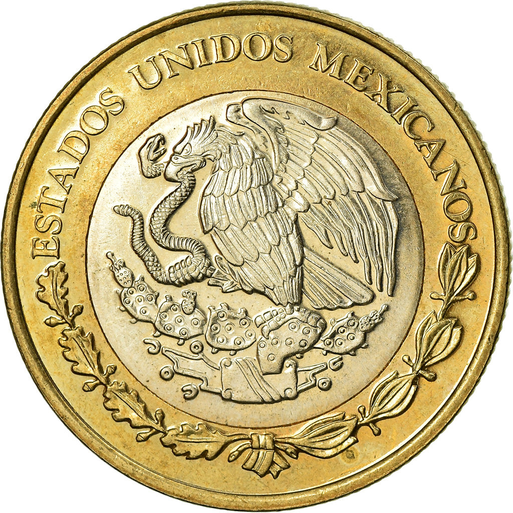 Moneda, México, 10 Pesos, 2012, Mexico City, EBC, Bimetálico, KM:956