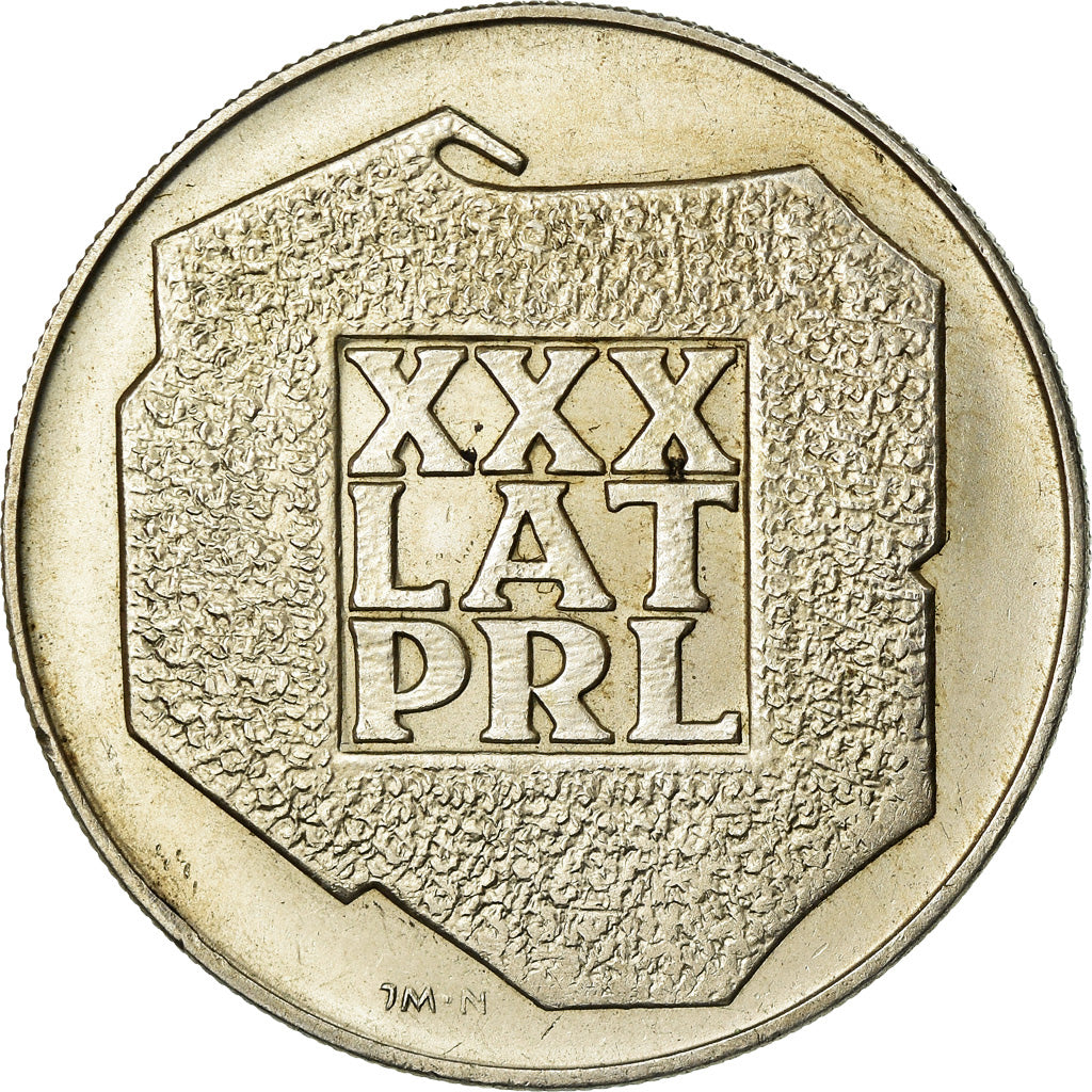 Coin, Poland, 200 Zlotych, 1974, Warsaw, EF(40-45), Silver, KM:72