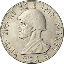 Coin, Albania, Vittorio Emanuele III, 2 Lek, 1939, Rome, EF(40-45), Stainless