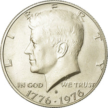 Coin, United States, Kennedy Half Dollar, Half Dollar, 1976, U.S. Mint, San