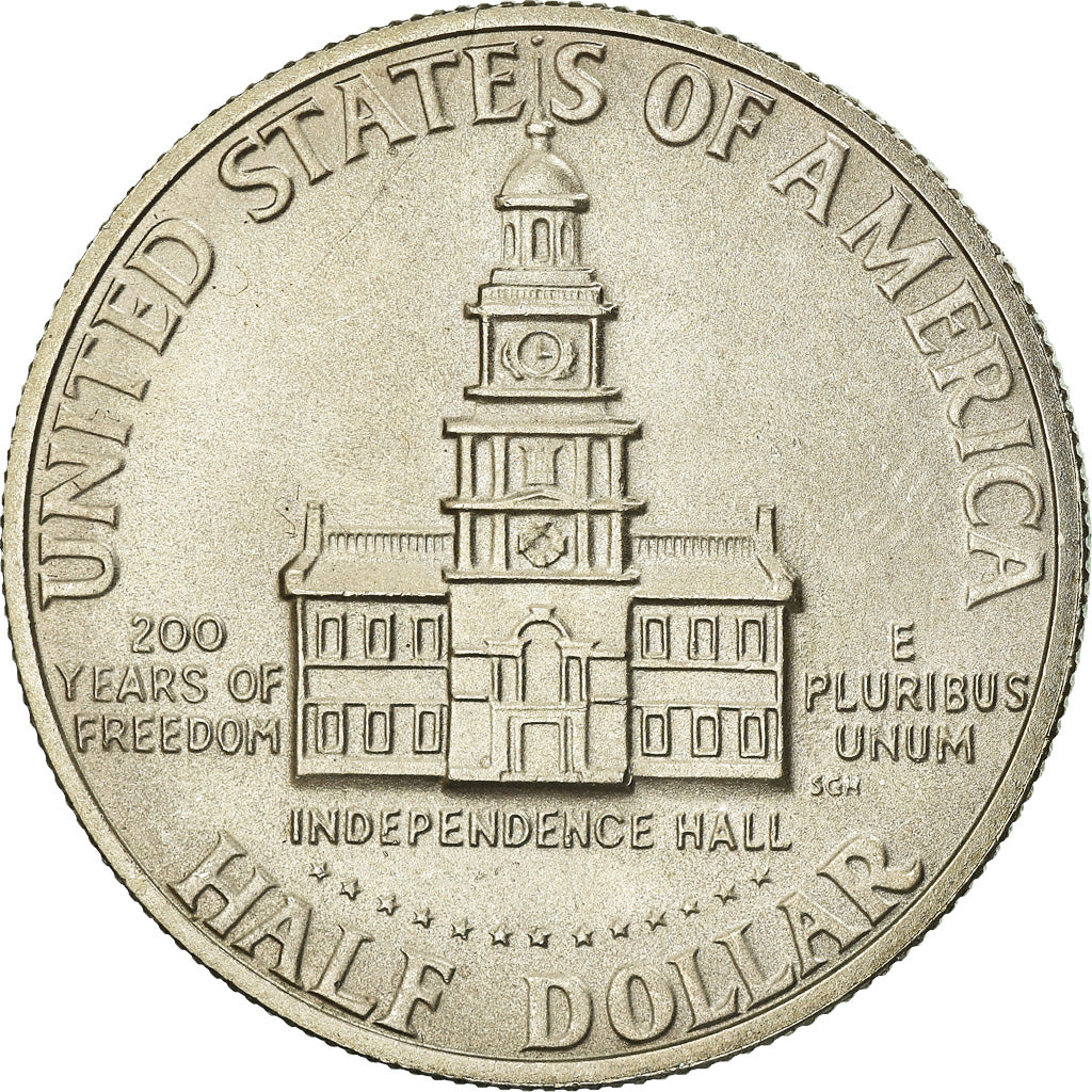 Coin, United States, Kennedy Half Dollar, Half Dollar, 1976, U.S. Mint, San
