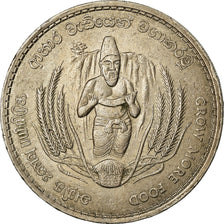 Coin, Ceylon, Elizabeth II, 2 Rupees, 1968, EF(40-45), Copper-nickel, KM:134